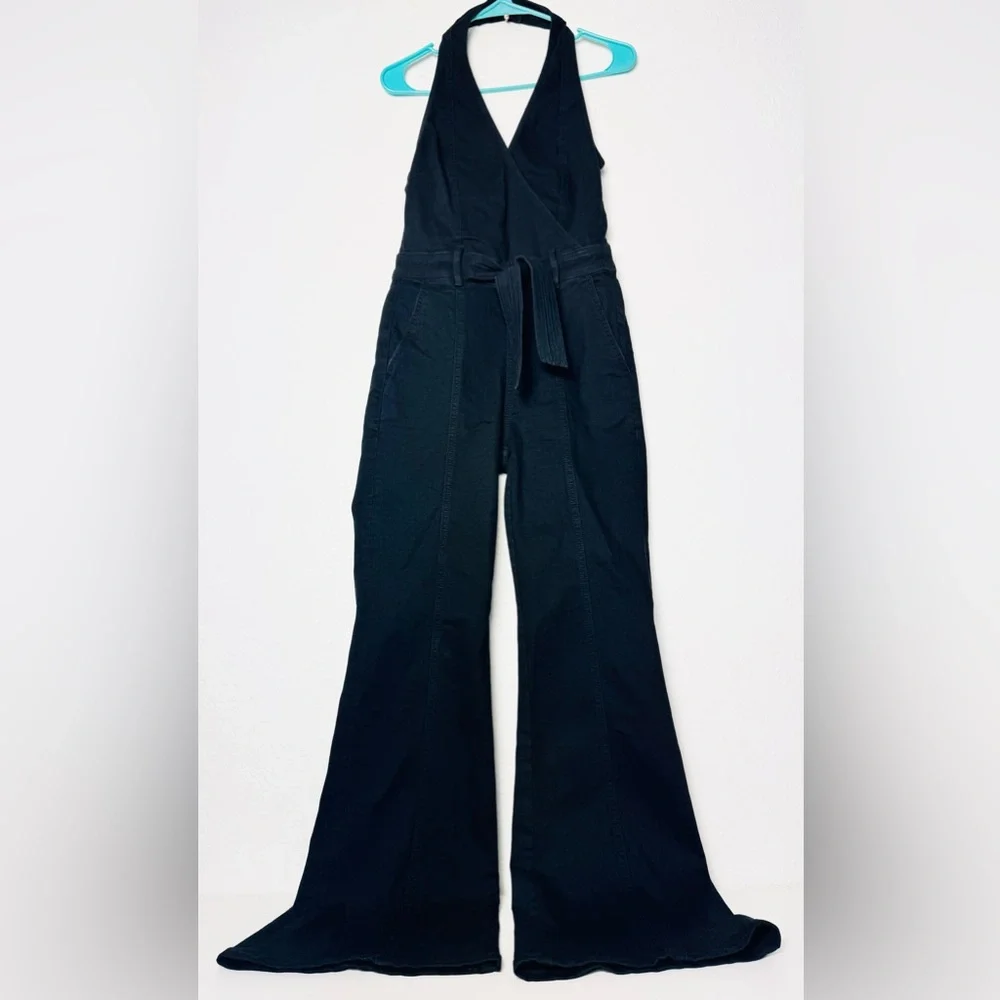 Mother The Halter Doozy Jumpsuit Black 26 Not Guilty EXCELLENT - Picture 5 of 16